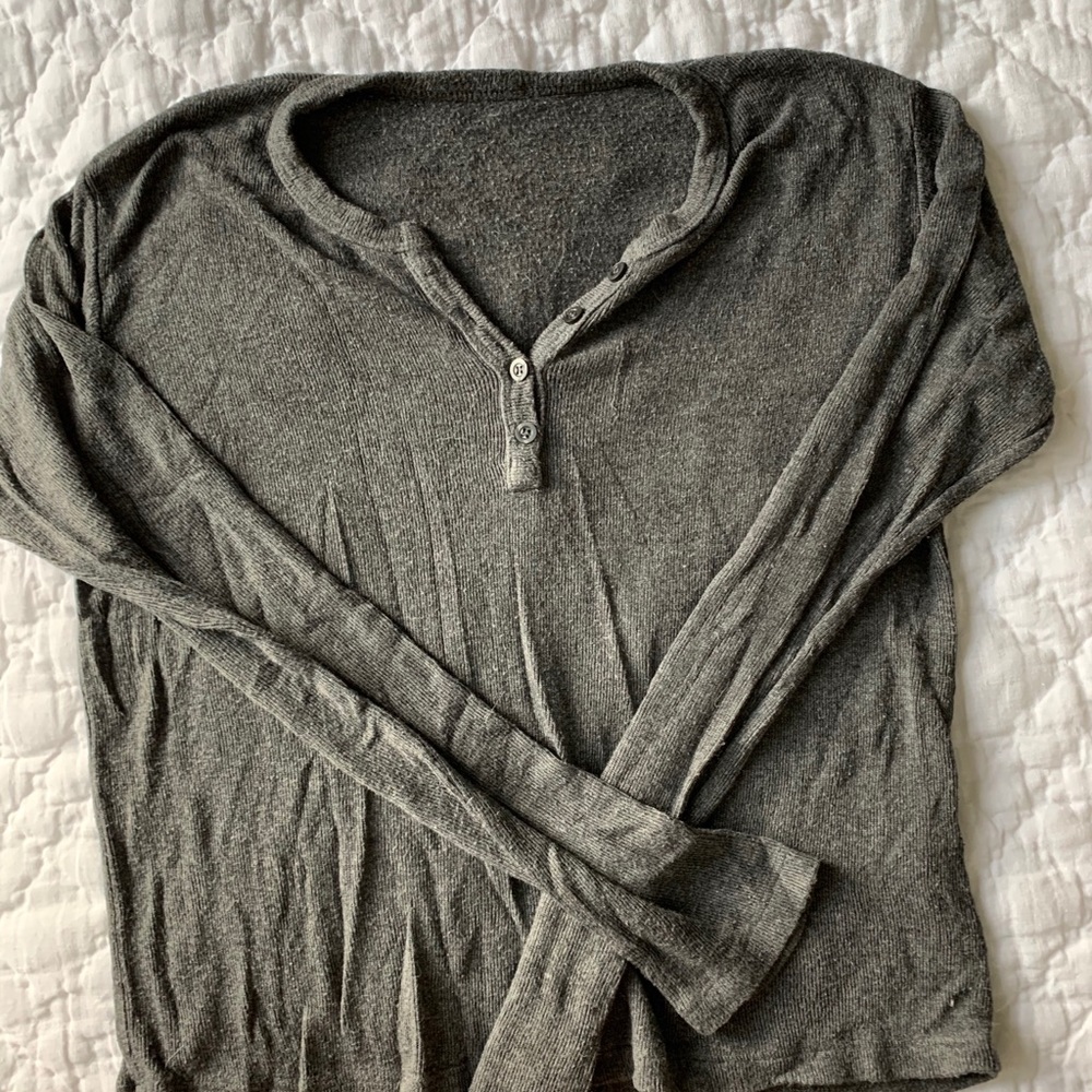 Brandy Melville Dark Gray Longsleeve